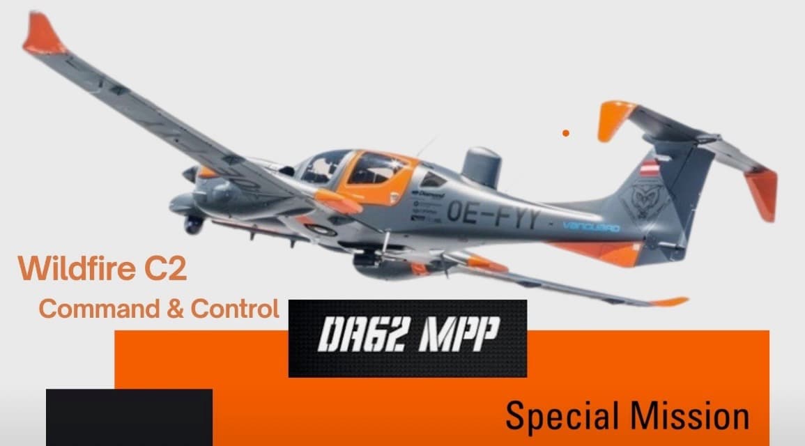 DA62 MPP Wildfire Command and Control